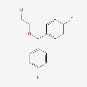 1-[Bis(4-fluorophenyl)methoxy]-2-chloroethane