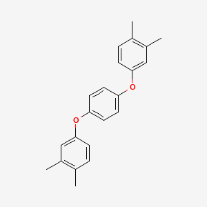 molecular formula C22H22O2 B8772134 1,4-Bis(3,4-dimethylphenoxy)benzene 