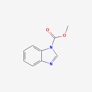 molecular formula C9H8N2O2 B8772172 Methyl 1H-benzimidazole-1-carboxylate CAS No. 69380-73-0