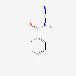 molecular formula C9H8N2O B8772217 N-Cyano-4-methylbenzamide CAS No. 51884-00-5