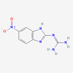 Guanidine, 5-nitro-1H-benzimidazol-2-yl-