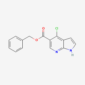 benzyl 4-chloro-1H-pyrrolo[2,3-b]pyridine-5-carboxylate