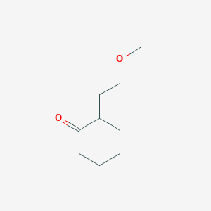 molecular formula C9H16O2 B8772289 2-(2-Methoxyethyl)cyclohexanone CAS No. 129786-15-8