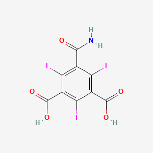 5-(Carbamoyl)-2,4,6-triiodoisophthalic acid