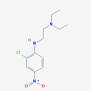 molecular formula C12H18ClN3O2 B8772310 N'-(2-chloro-4-nitrophenyl)-N,N-diethylethane-1,2-diamine 