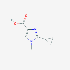 2-cyclopropyl-1-methyl-1H-imidazole-4-carboxylic acid