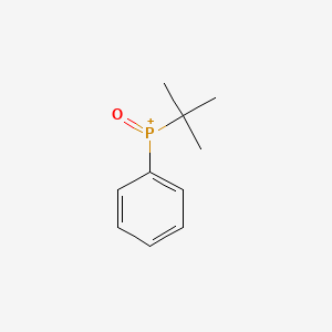molecular formula C10H14OP+ B8772336 tert-Butyl(phenyl)phosphine oxide CAS No. 6057-79-0