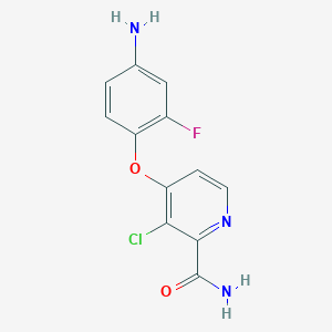 4-(4-Amino-2-fluorophenoxy)-3-chloropicolinamide