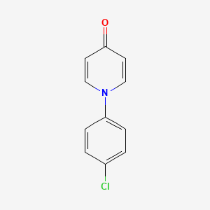 molecular formula C11H8ClNO B8772385 1-(4-chlorophenyl)-4(1H)-pyridinone 