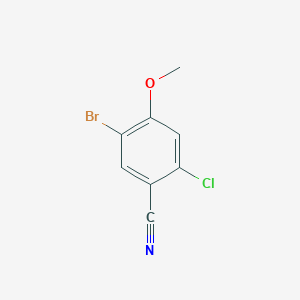 5-Bromo-2-chloro-4-methoxybenzonitrile