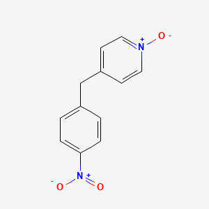 molecular formula C12H10N2O3 B8772402 4-(4-Nitrobenzyl)pyridine 1-oxide 