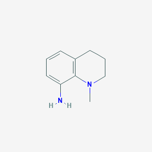 molecular formula C10H14N2 B8772465 1-Methyl-1,2,3,4-tetrahydroquinolin-8-amine 