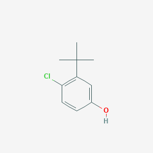 molecular formula C10H13ClO B8772497 3-Tert-butyl-4-chlorophenol 