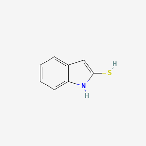 molecular formula C8H7NS B8772512 1H-indole-2-thiol CAS No. 53497-58-8