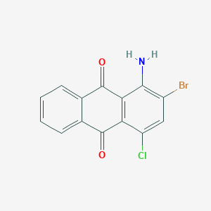 molecular formula C14H7BrClNO2 B8772649 1-Amino-2-bromo-4-chloroanthracene-9,10-dione 