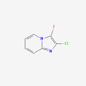 molecular formula C7H4ClIN2 B8772655 2-Chloro-3-iodoimidazo[1,2-a]pyridine 
