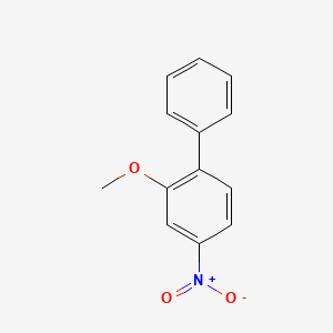 molecular formula C13H11NO3 B8772672 2-Methoxy-4-nitrobiphenyl CAS No. 15862-01-8