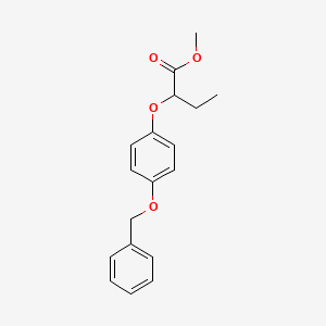 Methyl 2-(4-(benzyloxy)phenoxy)butanoate