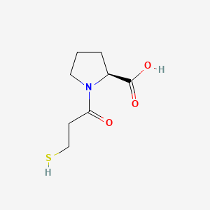 1-(3-Mercapto-1-oxopropyl)-L-proline