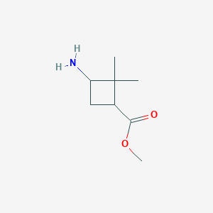 Methyl 3-amino-2,2-dimethylcyclobutane-1-carboxylate