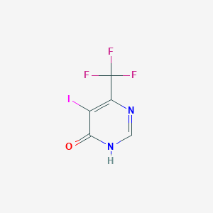5-Iodo-6-(trifluoromethyl)pyrimidin-4(3H)-one