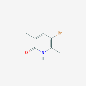 molecular formula C7H8BrNO B8772790 5-Bromo-3,6-dimethylpyridin-2(1h)-one 