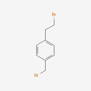 molecular formula C9H10Br2 B8772803 1-(2-Bromoethyl)-4-(bromomethyl)benzene CAS No. 79050-33-2