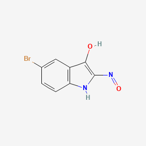 molecular formula C8H5BrN2O2 B8772819 5-Bromoisatin oxime 