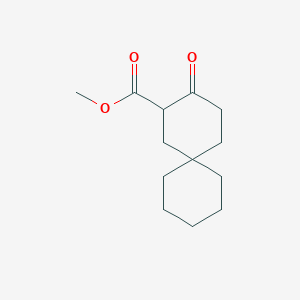 molecular formula C13H20O3 B8772883 3-Oxo-spiro[5.5]undecane-2-carboxylic acid methyl ester 