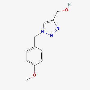 molecular formula C11H13N3O2 B8772926 (1-(4-methoxybenzyl)-1H-1,2,3-triazol-4-yl)methanol 