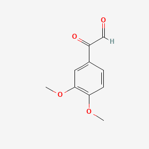 molecular formula C10H10O4 B8772937 3,4-Dimethoxyphenylglyoxal 