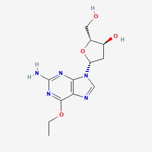 molecular formula C12H17N5O4 B8772947 O(6)-Ethyl-2'-deoxyguanosine 