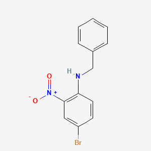 molecular formula C13H11BrN2O2 B8772981 N-benzyl-4-bromo-2-nitroaniline 