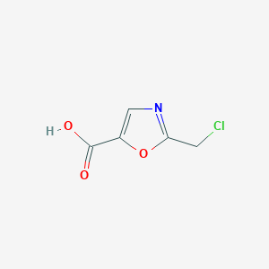 B8773033 2-(Chloromethyl)-1,3-oxazole-5-carboxylic acid CAS No. 481667-42-9