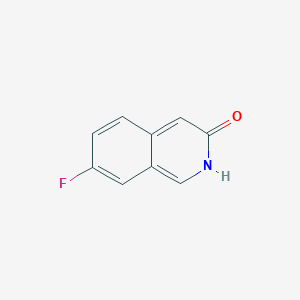 molecular formula C9H6FNO B8773124 7-Fluoroisoquinolin-3-ol 