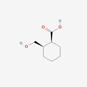 molecular formula C8H14O3 B8773156 (1S,2R)-2-(Hydroxymethyl)cyclohexane-1-carboxylic acid CAS No. 709605-77-6