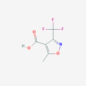 molecular formula C6H4F3NO3 B8773191 5-Methyl-3-(trifluoromethyl)isoxazole-4-carboxylic acid 