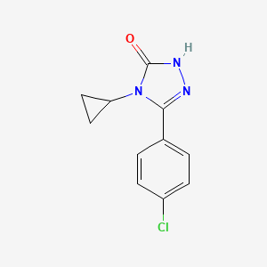 3-(4-Chlorophenyl)-4-cyclopropyl-1H-1,2,4-triazol-5(4H)-one