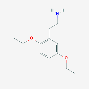 molecular formula C12H19NO2 B8773303 2-(2,5-Diethoxyphenyl)ethanamine CAS No. 261789-10-0