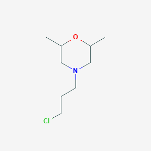 4-(3-Chloropropyl)-2,6-dimethylmorpholine