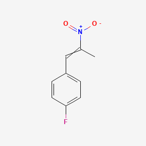 molecular formula C9H8FNO2 B8773353 1-Fluoro-4-[(1E)-2-nitro-1-propenyl]benzene 