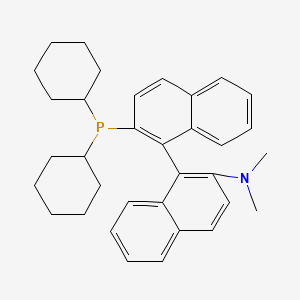 2'-(dicyclohexylphosphino)-N,N-dimethyl-1,1'-binaphthyl-2-amine