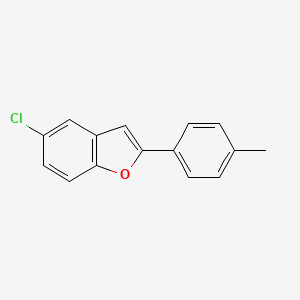 molecular formula C15H11ClO B8773649 5-Chloro-2-(p-tolyl)benzofuran 