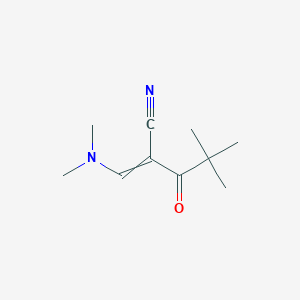 2-(Dimethylaminomethylidene)-4,4-dimethyl-3-oxopentanenitrile