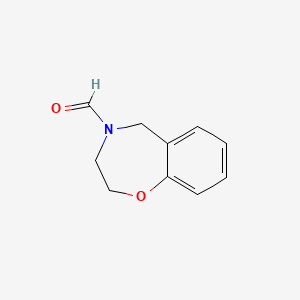 1,4-Benzoxazepine-4(5H)-carboxaldehyde, 2,3-dihydro-
