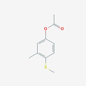 (3-Methyl-4-methylsulfanylphenyl) acetate
