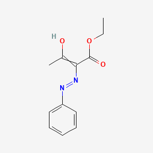 Ethyl 3-oxo-2-(2-phenylhydrazin-1-ylidene)butanoate