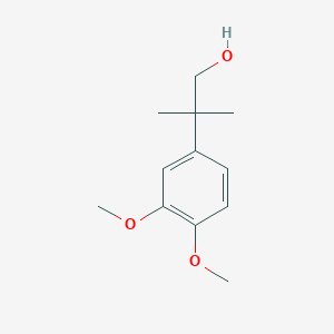 2-(3,4-Dimethoxyphenyl)-2-methylpropan-1-ol