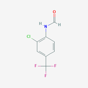 N-[2-Chloro-4-(trifluoromethyl)phenyl]formamide