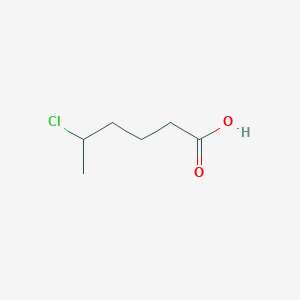 molecular formula C6H11ClO2 B8773844 5-Chlorohexanoic acid CAS No. 112176-22-4